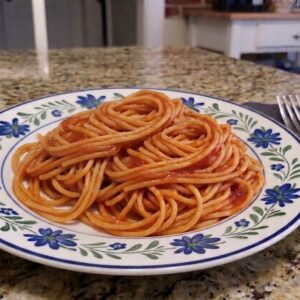 Espagueti rojo
