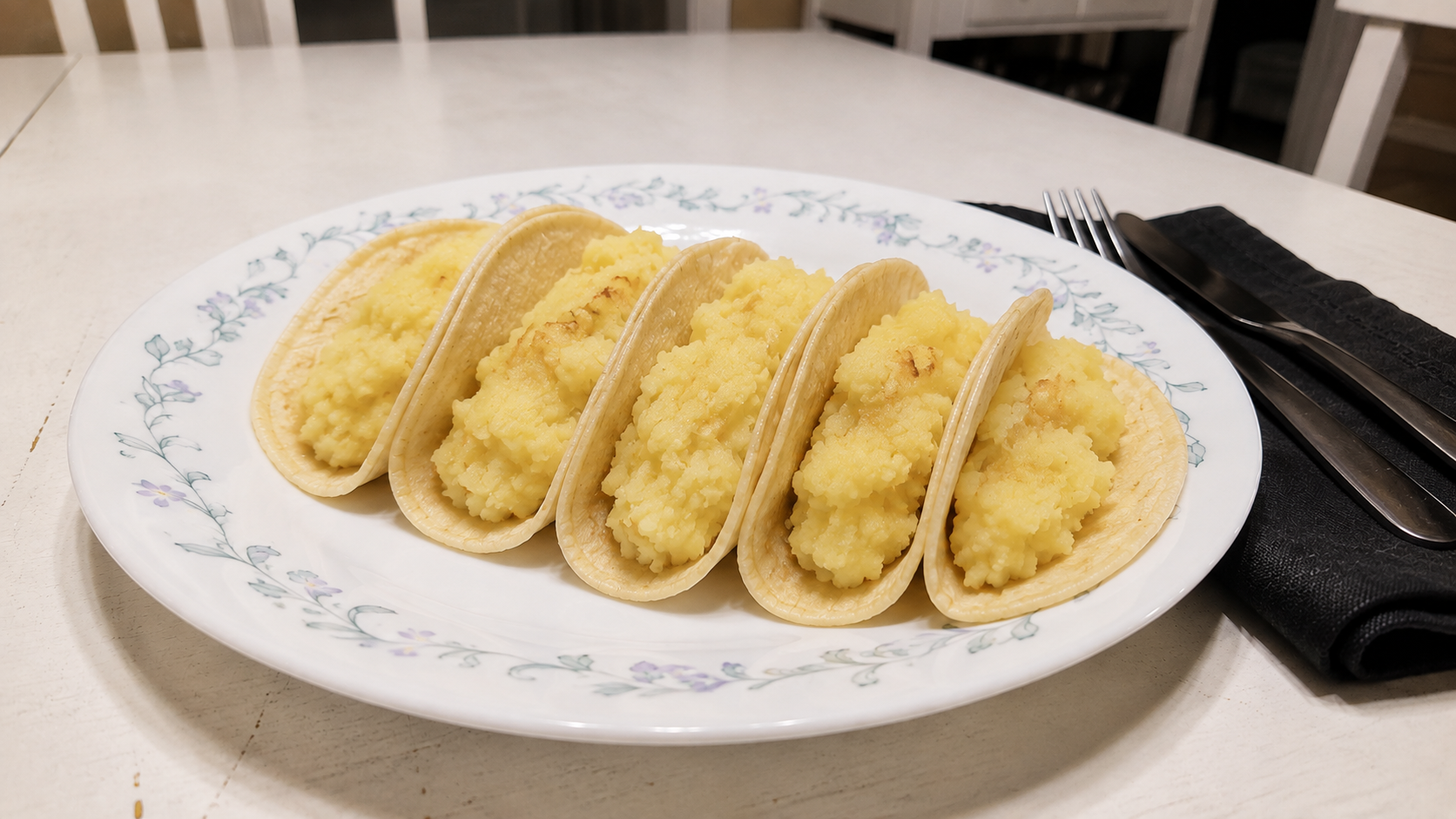 Taco suave de papa
